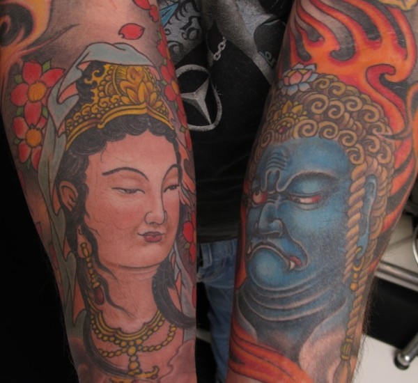 Tattoo von Luke Atkinson Ratattoo Checker Demon Tattoos Stuttgart