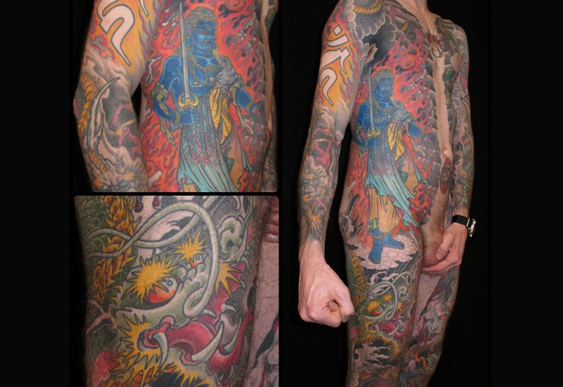 Tattoo von Luke Atkinson Ratattoo Checker Demon Tattoos Stuttgart